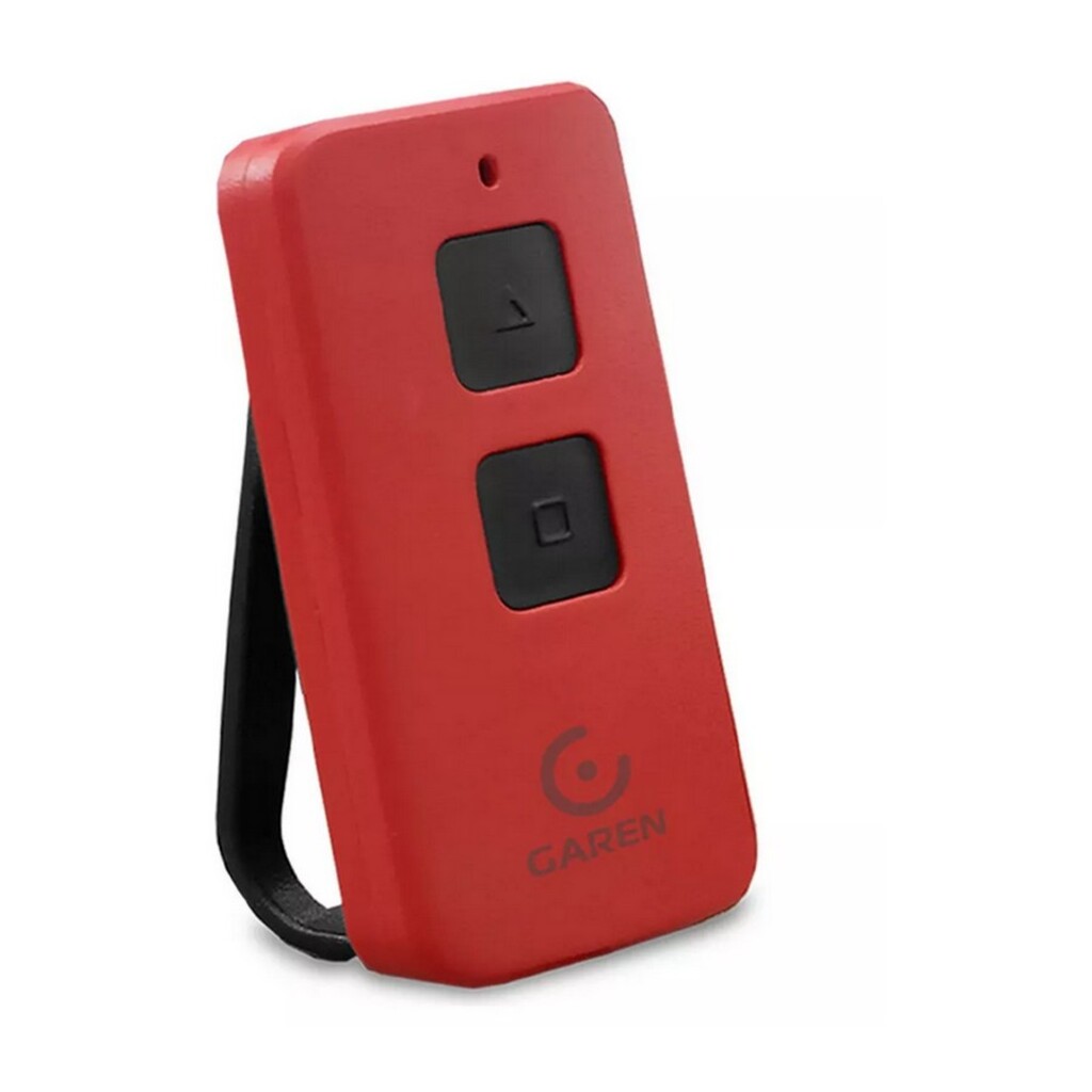 Controle Remoto 2 Botões 433,92MHZ Tx Max Garen Vermelho - F01763-G