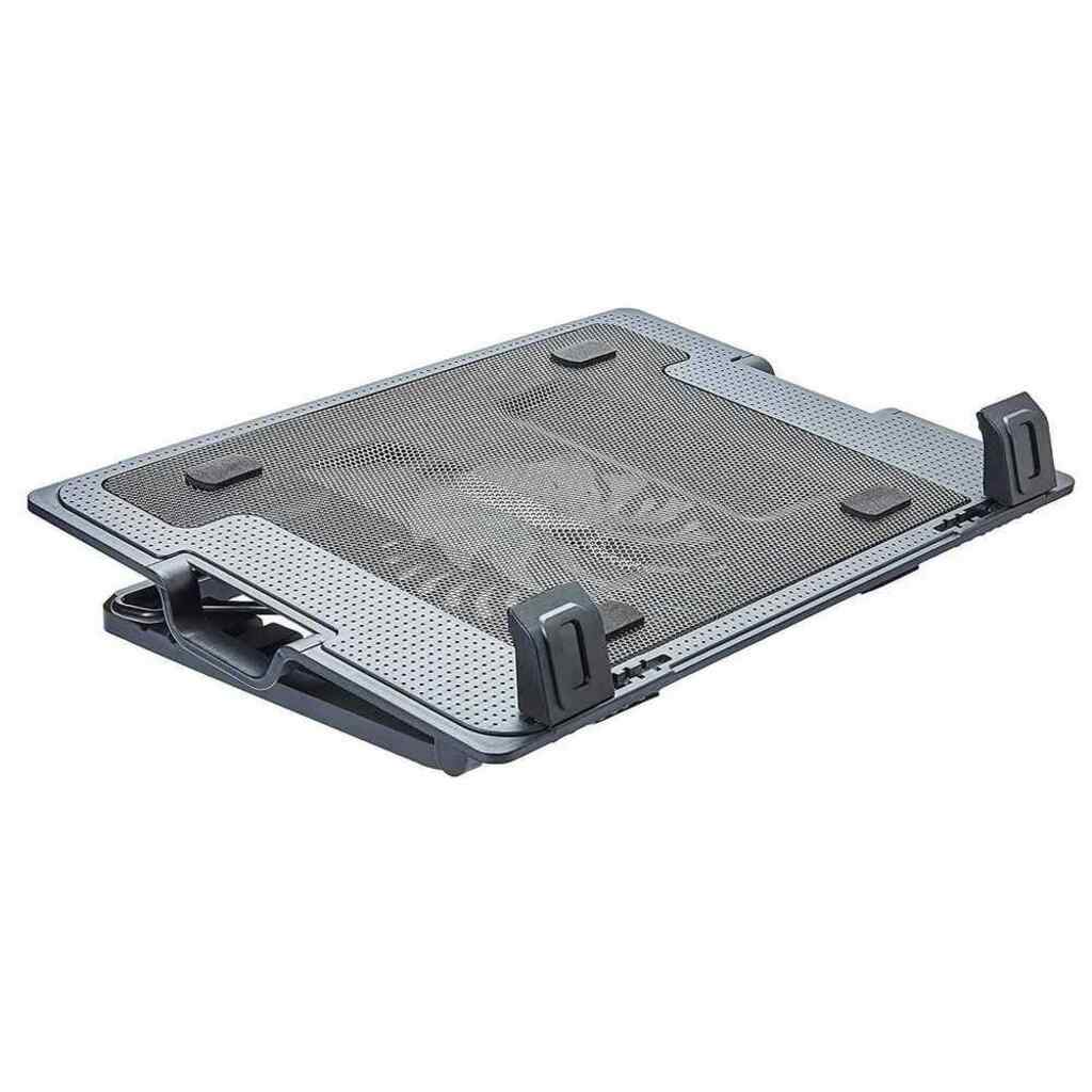 Base para Notebook até 17 Polegadas Preto Ergonômico com Led Azul 1 Cooler + 2 Porta USB Multilaser - AC166