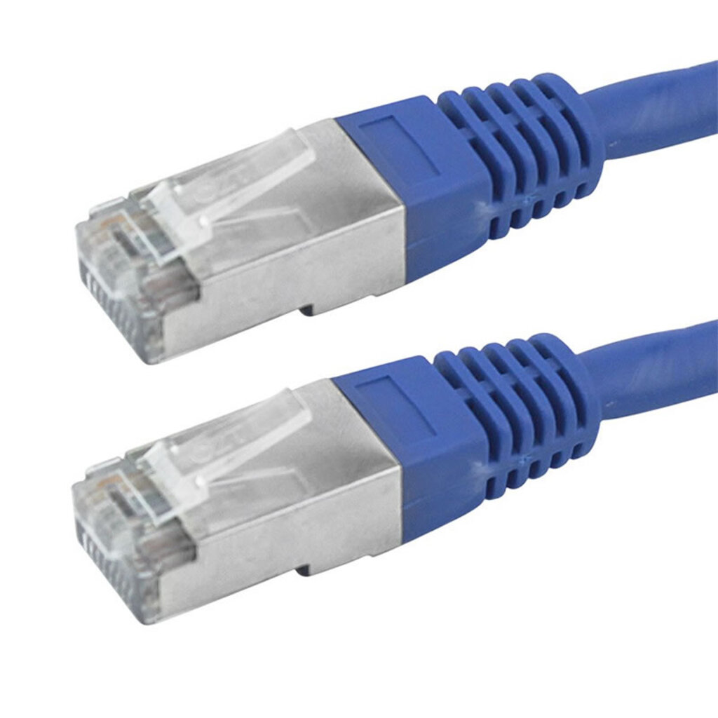 Cabo Patch Cord Cat.5e FTP 2,0 Metros Blindado Azul 5+ 018-1074