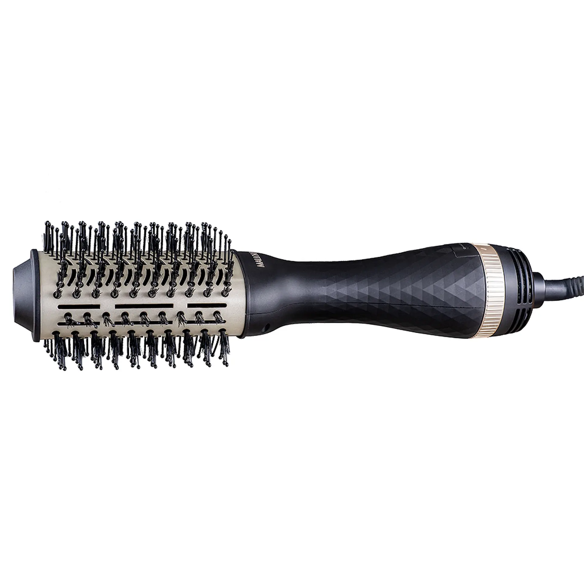 Escova Secadora Mallory Sublime Liss 2 Velocidades 3 Temperaturas 1200W - Preto/Dourado - 110 Volts