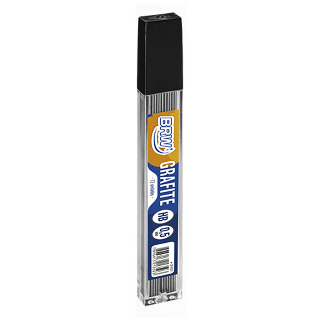 Grafite HB 0,5mm BRW Caixa com 12 Tubos - GF0501