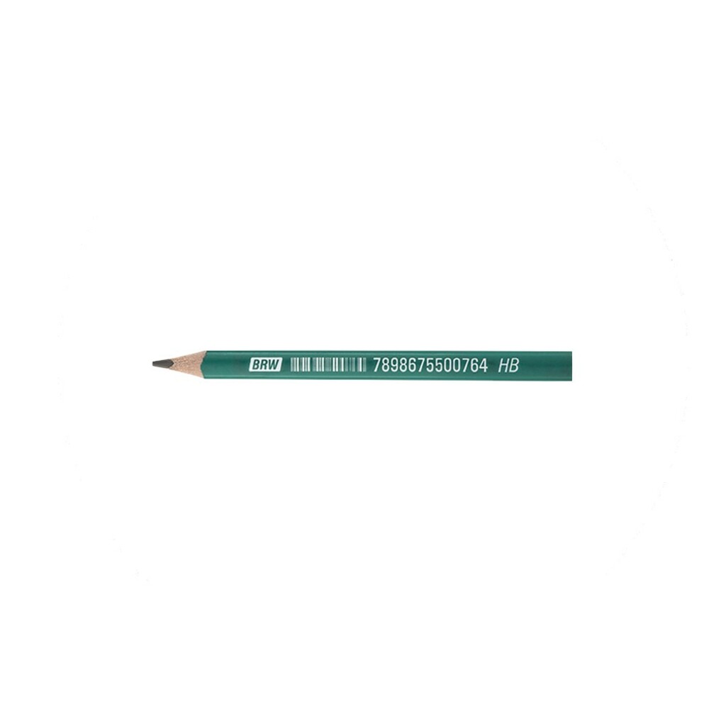 Lápis Preto HB Triangular Jumbo BRW - Caixa com 12 Unidades - LP1208