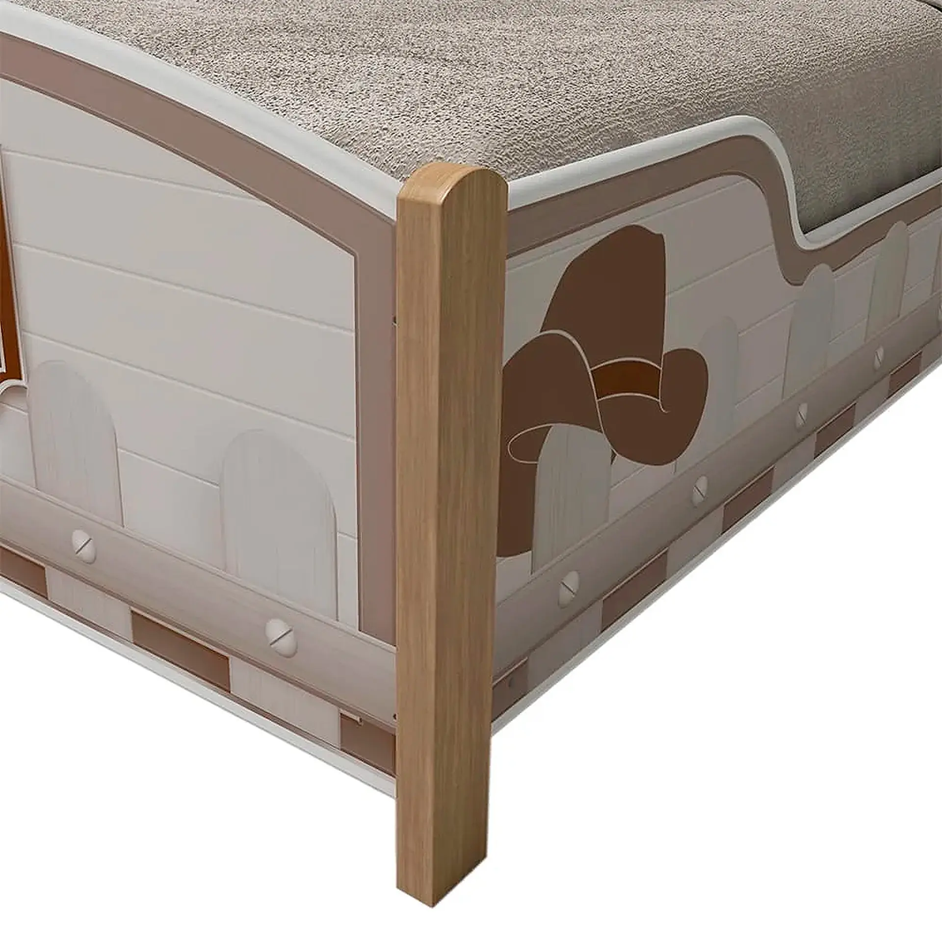 Cama Infantil Gelius Boiadeiro 90cm - Branco