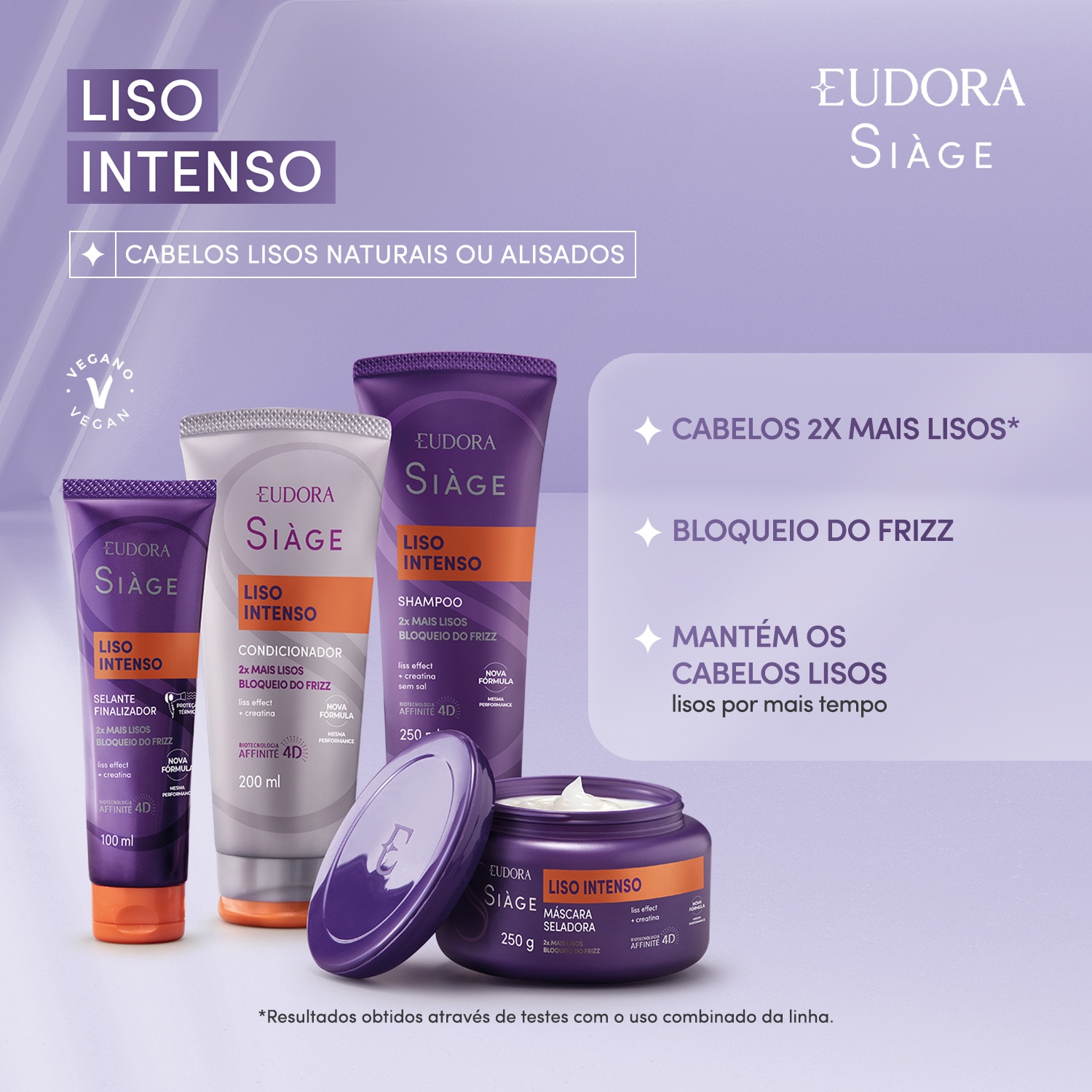 Condicionador Siàge Liso Intenso 200ml