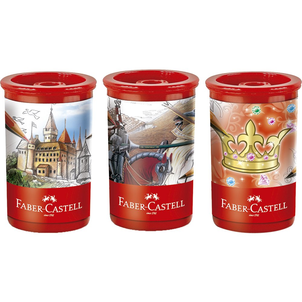 Apontador Faber Castell com Depósito Tubo Substituível Sortido Unidade