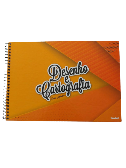 Caderno Cartografia Credeal Designer Capa Dura 60 Folhas Sortido