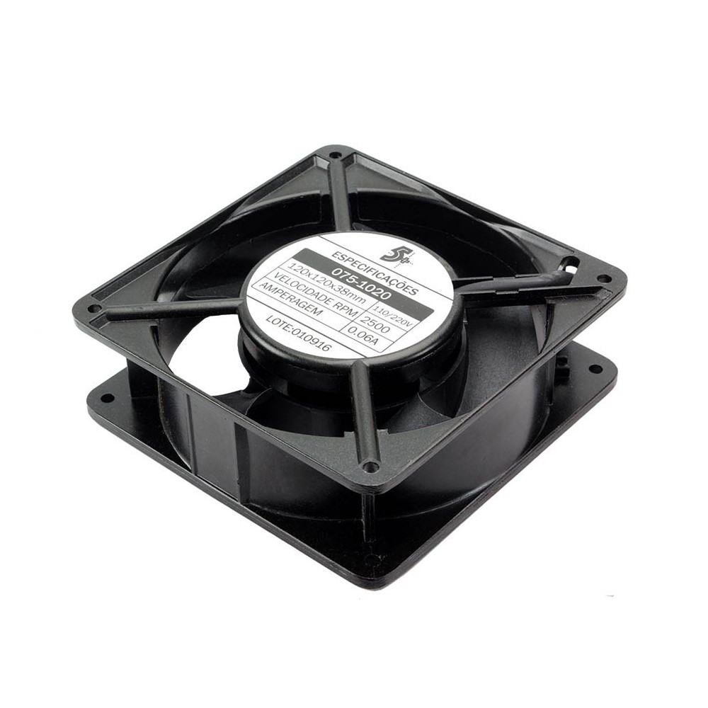 Cooler 120 x 120 x 38mm Bivolt com Rolamento 0751020