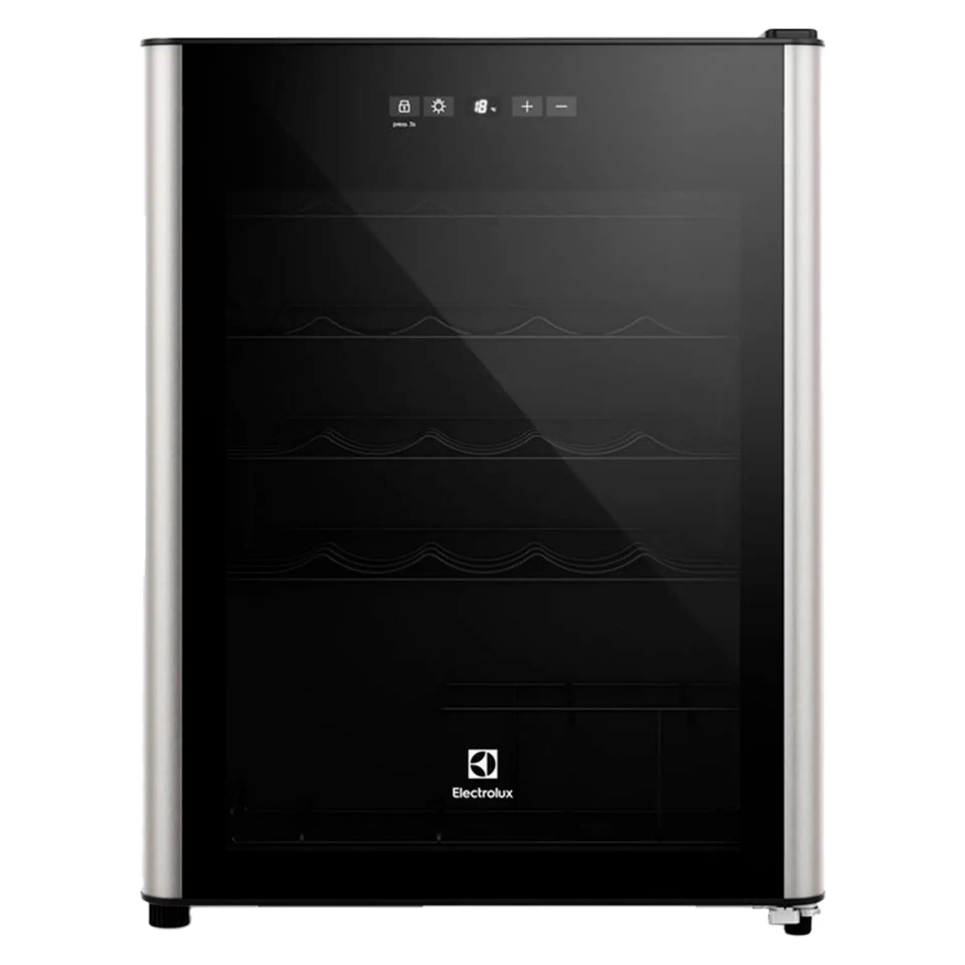 Adega Climatizada Electrolux 24 Garrafas 1 Porta com Painel Digital WSF24 - Preto - 110 Volts