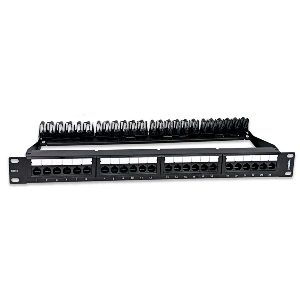 Patch Panel 24 Portas 19 Polegadas Cat.5E Linkeo Legrand - 632840