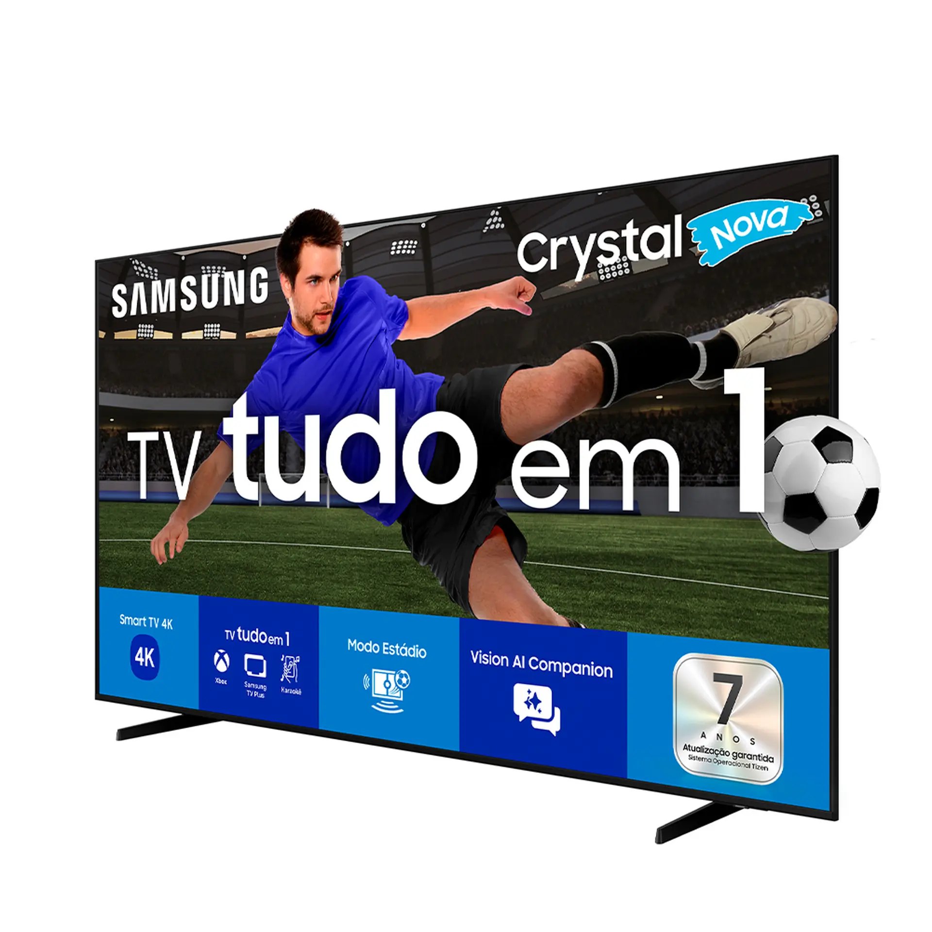 Smart TV Samsung LED 50" 4K Wi-Fi Tizen Crystal 4K UN50U8600FGXZD