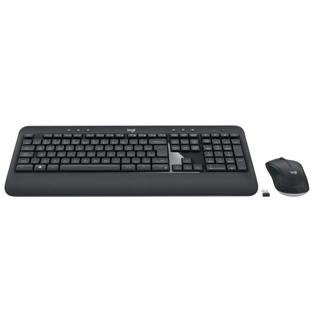 Kit Teclado + Mouse sem Fio Logitech Comfort MK540 1000dpi Preto - 920-008674