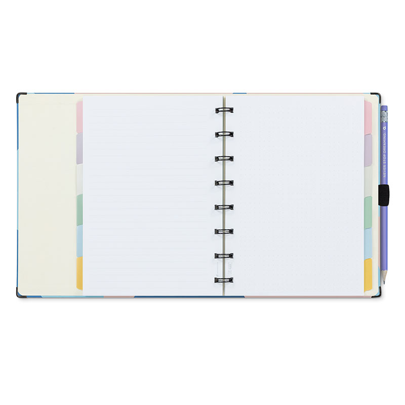 Caderno Ótima Argolado A5 System Flex Orna Pato Sortido