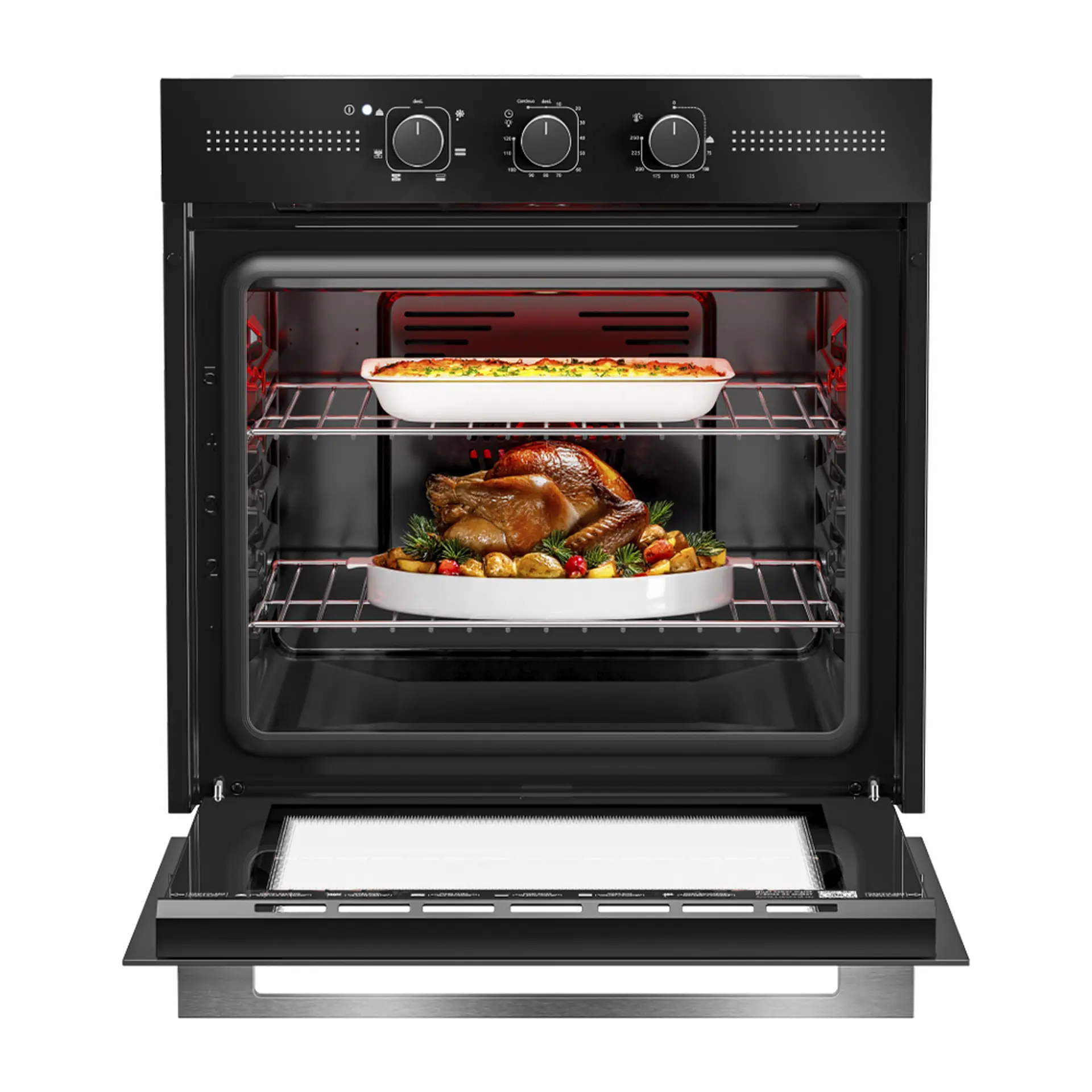 Forno Elétrico de Embutir Mueller 70L Grill MFE70K - Preto - 220 Volts