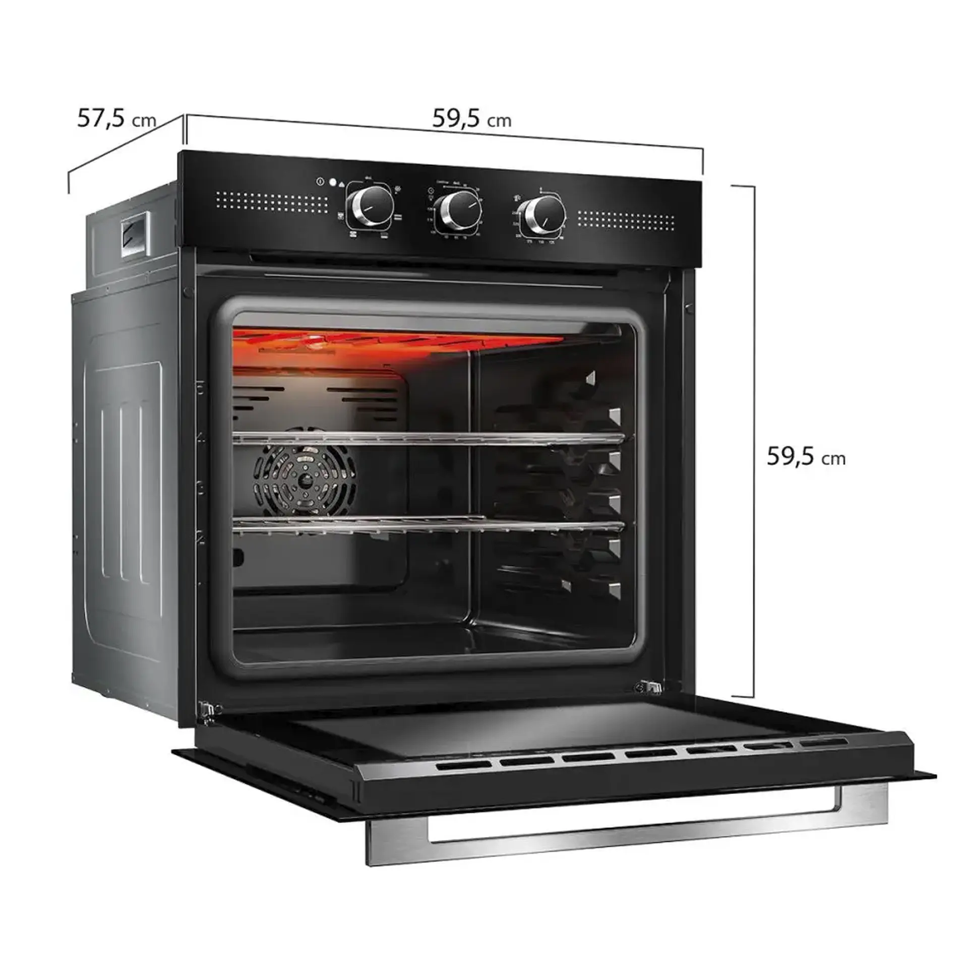 Forno Elétrico de Embutir Mueller 70L Grill MFE70K - Preto - 220 Volts