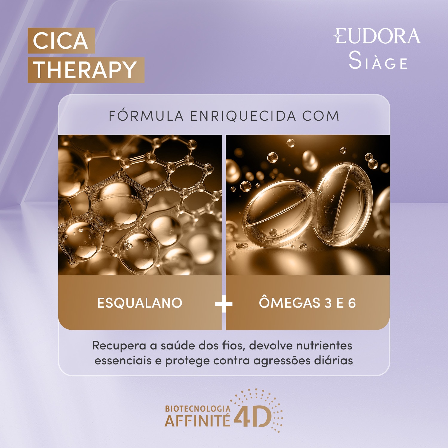 Eudora Siàge Cica Therapy - Máscara Capilar 250g