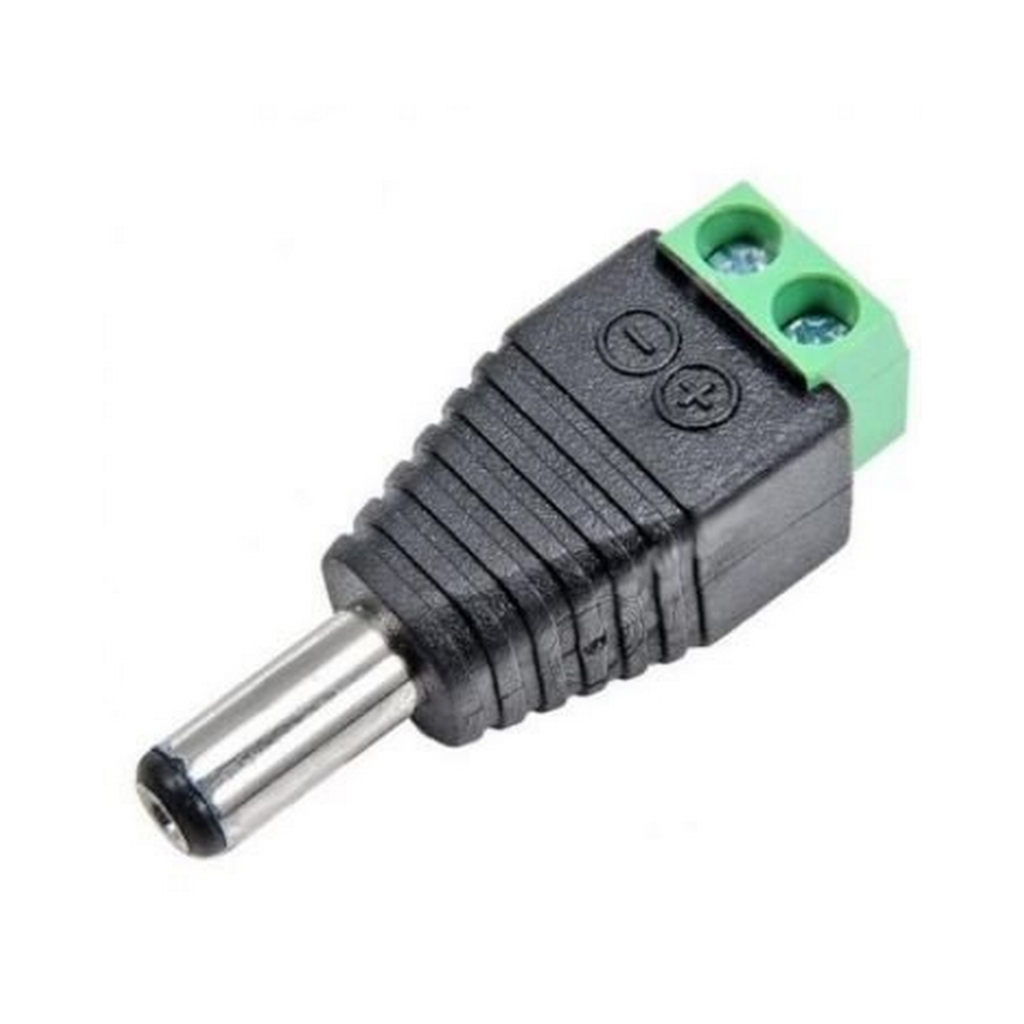Conector P4 Macho 2mm Parafusável FC Fontes Vendido Unitário - FCP4MBRN / FCP4001