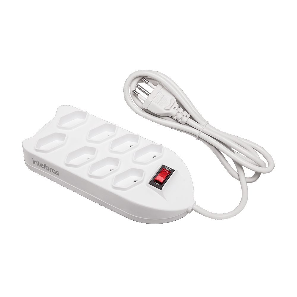 Protetor Eletrônico 8 Tomadas EPE 1008+ BR Intelbras