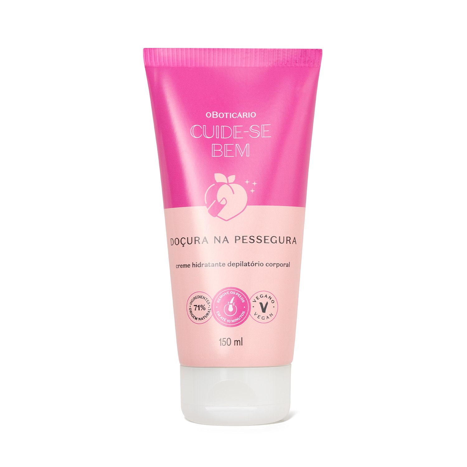 Creme Hidratante Depilatório Corporal Cuide-se Bem Doçura na Pessegura 150ml