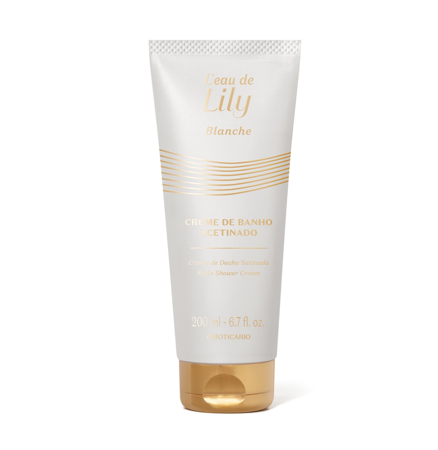 Combo L’eau de Lily Blanche: Desodorante Colônia 75ml + Creme de banho Acetinado Corporal 200ml