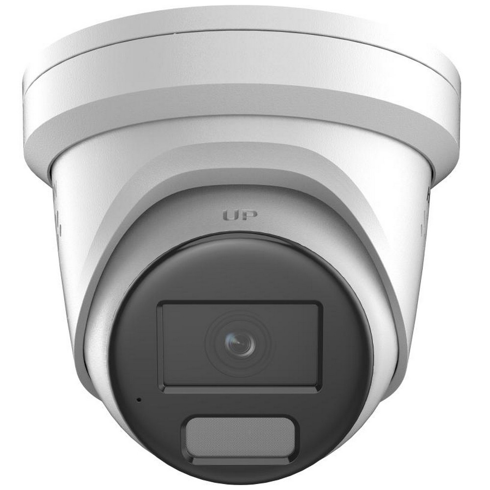 Câmera CFTV IP PoE DS2CD2347G2HLISUSL Dome 4MP ColorVu 30m 2,8mm Acusense Microfone Embutido Hikvision