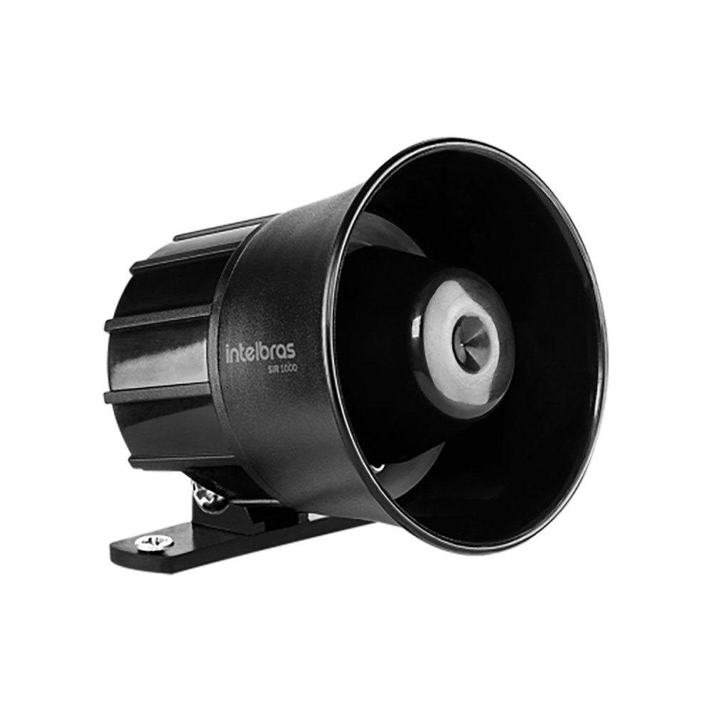 Sirene com Fio 9 a 15 VDC 105 dB SIR 1000 Intelbras