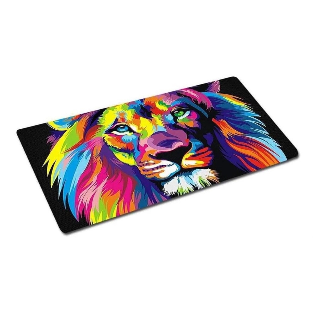 Mouse Pad Gamer Antiderrapante Rei Leão 700x350x3mm Exbom - 3988 - Vendido Unitário