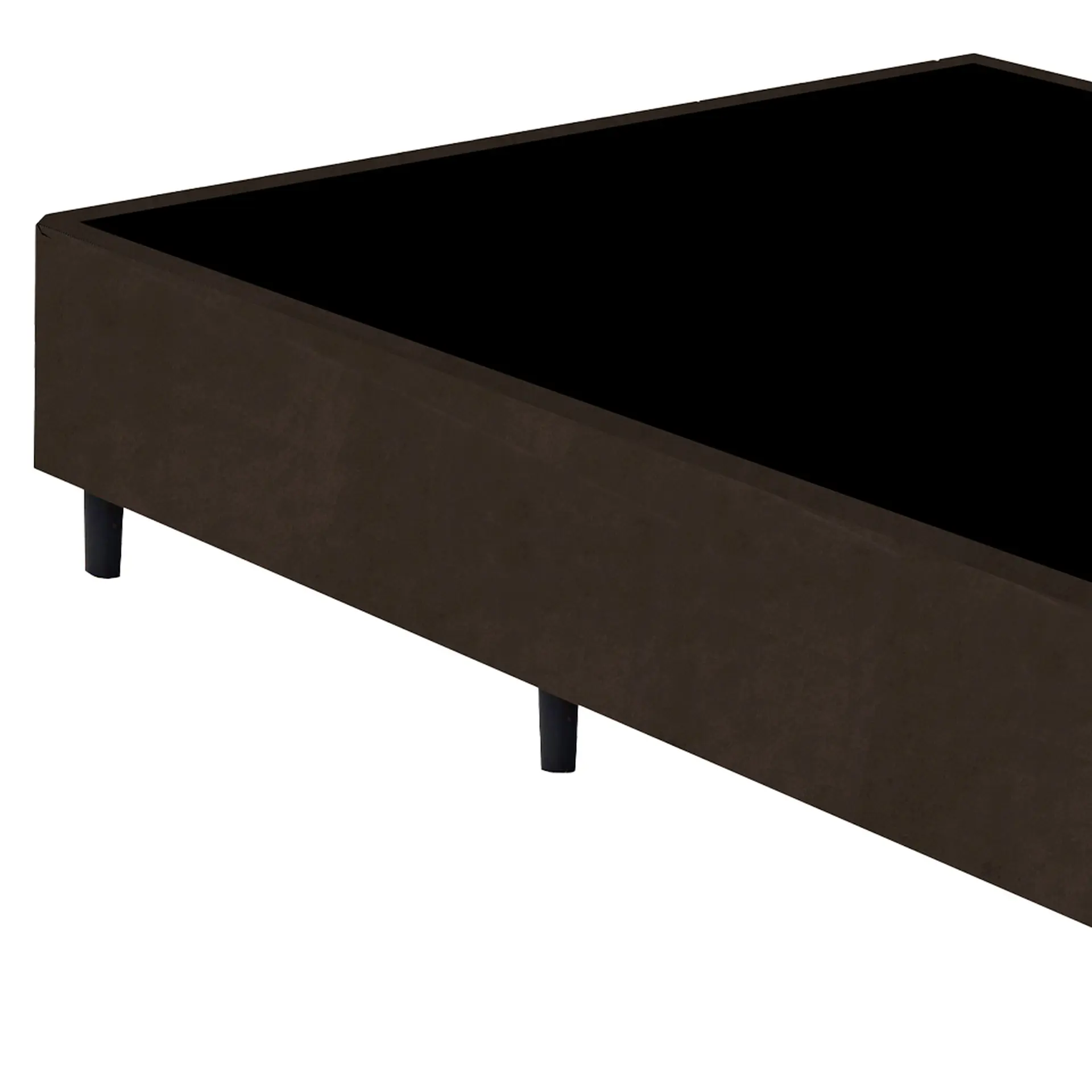 Base Cama Box Gazin Casal Sommier Suede Liso 138x188