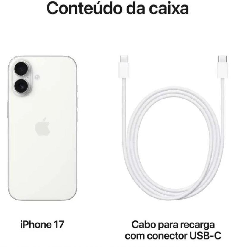 Apple iPhone 17 256 GB Branco 5G