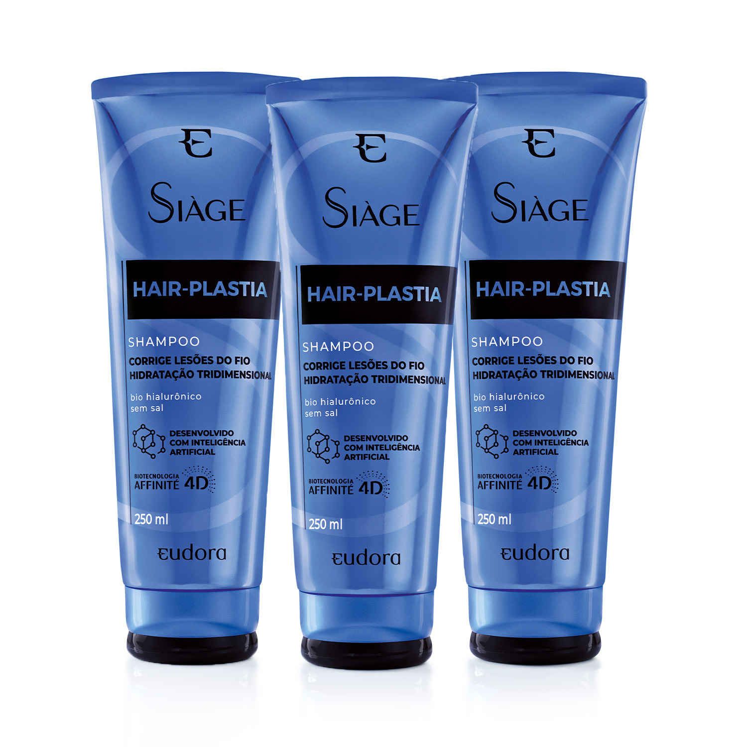 Combo Shampoo Siàge Hair-Plastia 3x 250ml