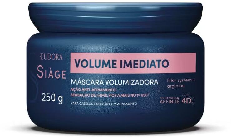 Máscara Capilar Siàge Volume Imediato 250g Eudora