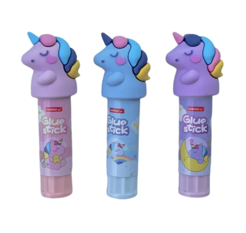 Cola Bastão Weibo Unicórnio 8g Sortido