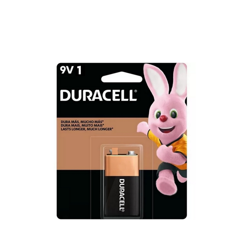 Bateria 9 Volts Alcalina Duracell - 6416 - Blister com 1 Bateria