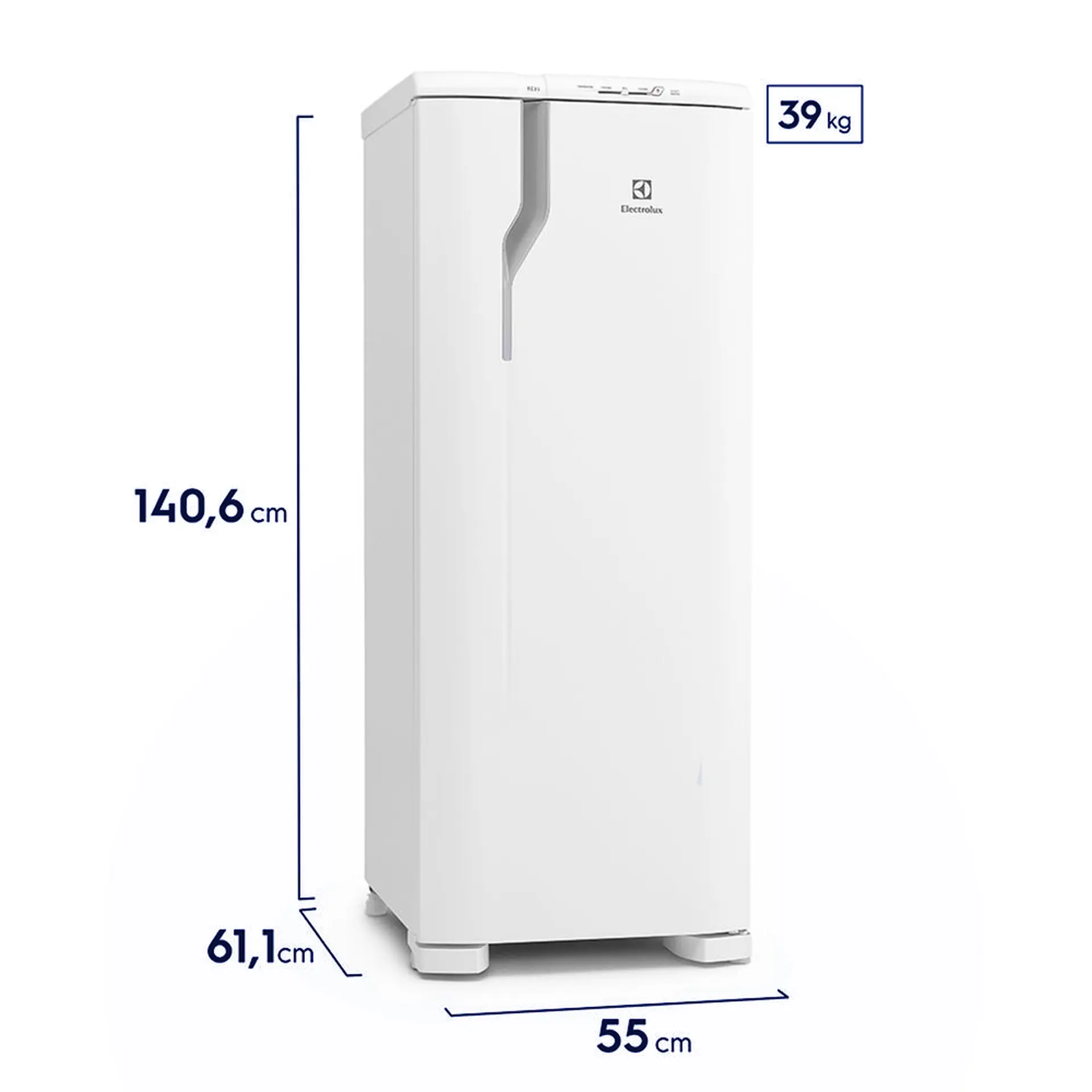Geladeira Electrolux 240L Cycle Defrost 1 Porta RE31 - Branco - 110 Volts