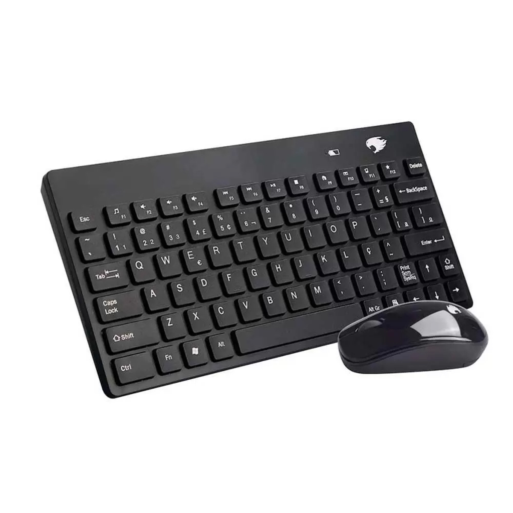Kit Teclado + Mouse sem Fio G-Fire 1200dpi Preto - KW262091B