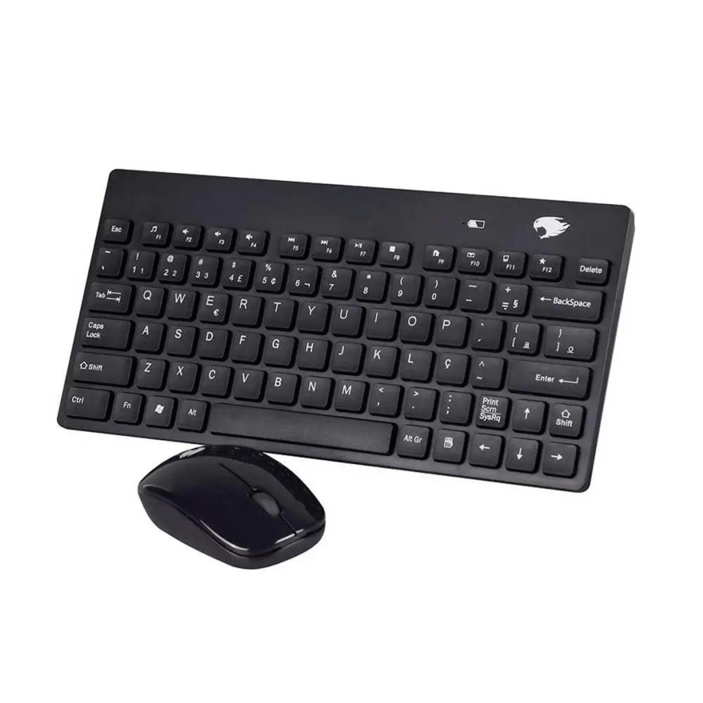 Kit Teclado + Mouse sem Fio G-Fire 1200dpi Preto - KW262091B