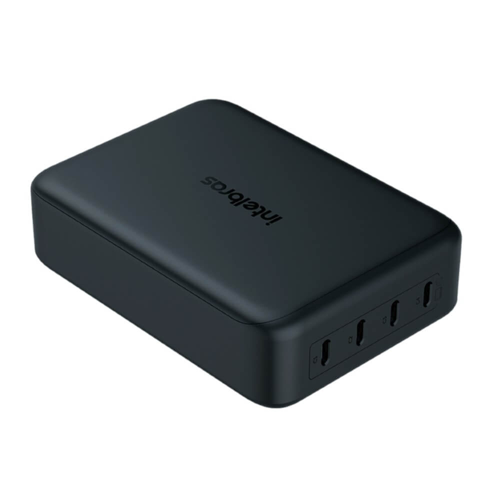 Carregador Ultra Rápido 4 USB-C EC 40 Desktop 240W GAN Preto Intelbras