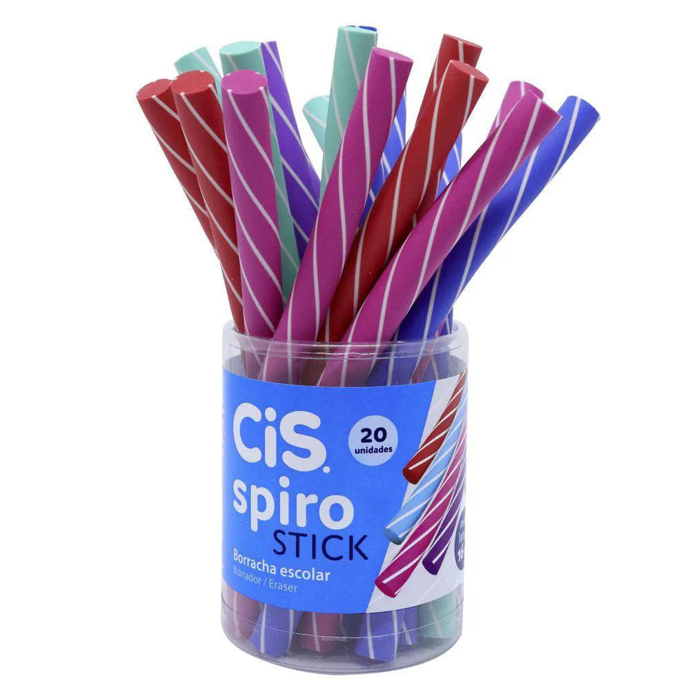 Borracha CIS Spiro Stick Unidade Sortido