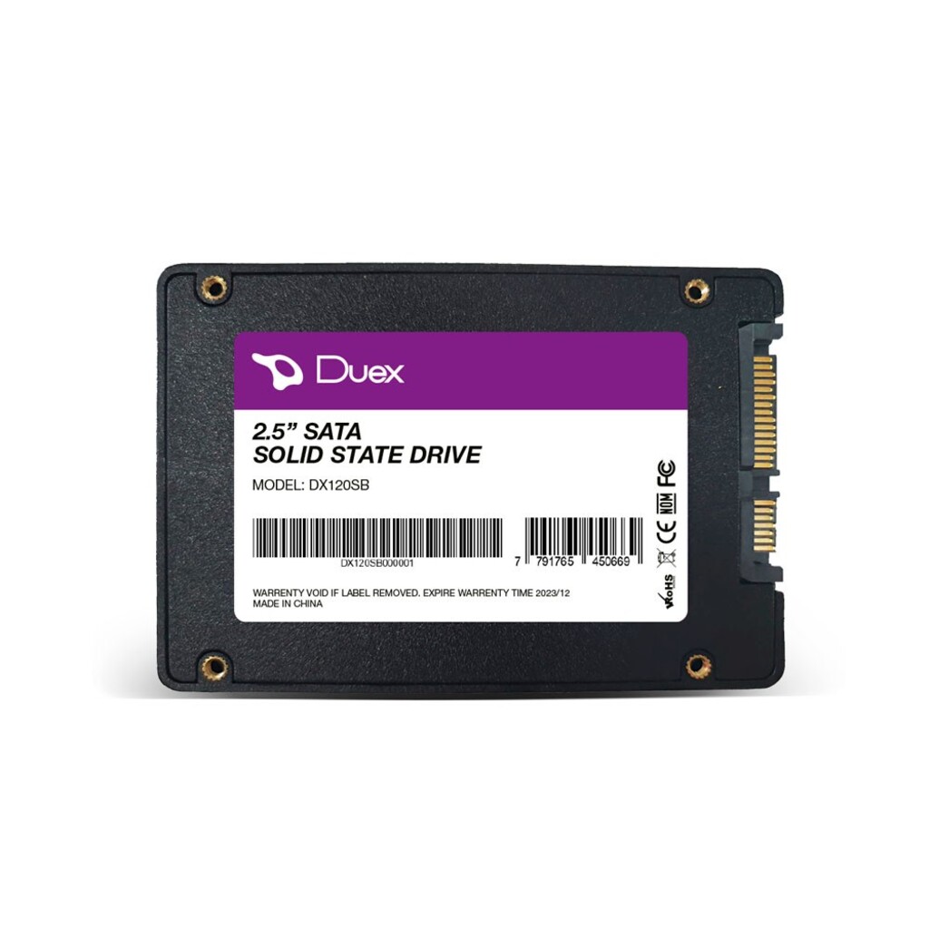 SSD 120 GB Sata 3 2,5" Duex DXS120D Leitura 460 MBPS Gravação 360 MBPS sem Embalagem