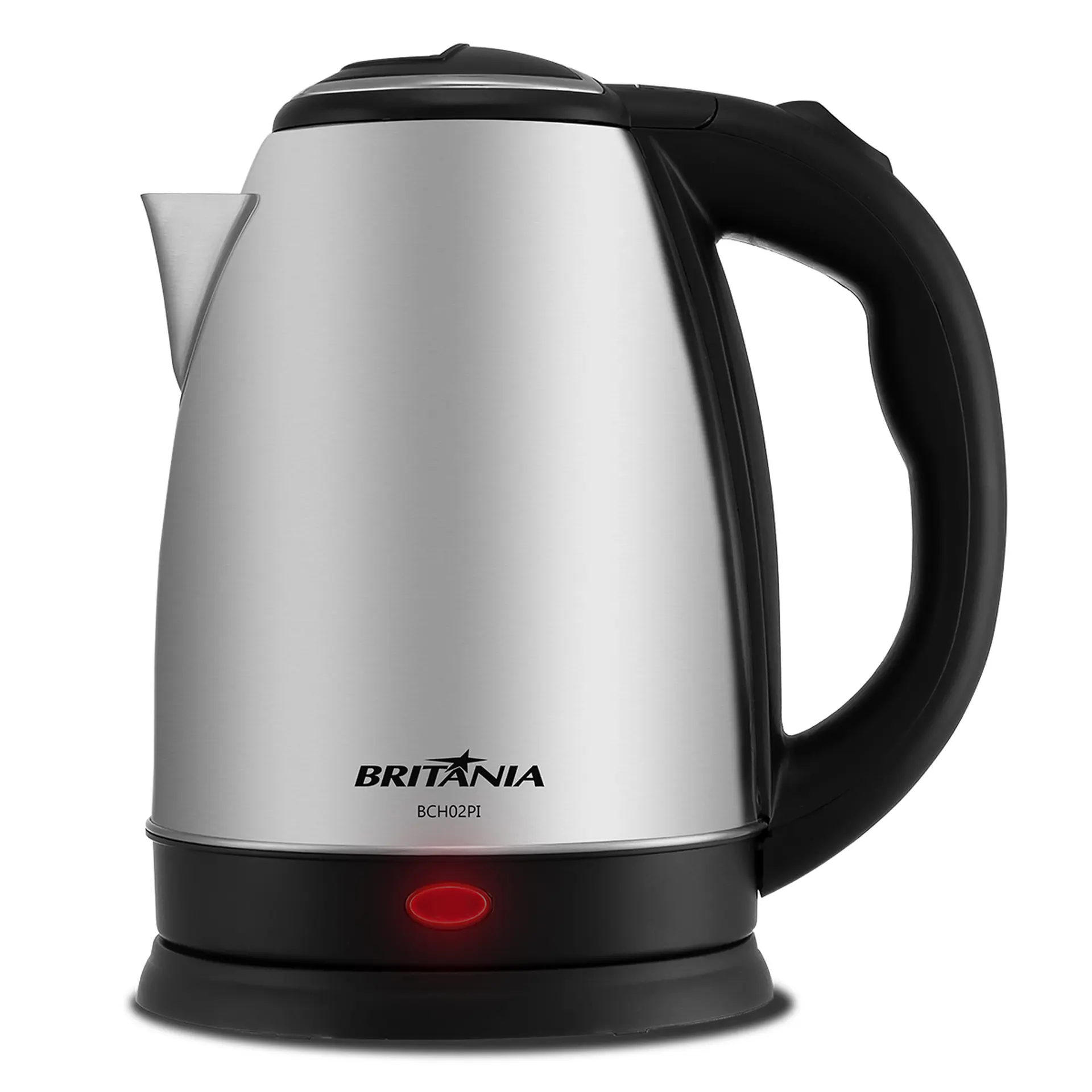 Chaleira Elétrica Britânia BCH02PI 1,8L 1250W - Inox/Preto - 220 Volts