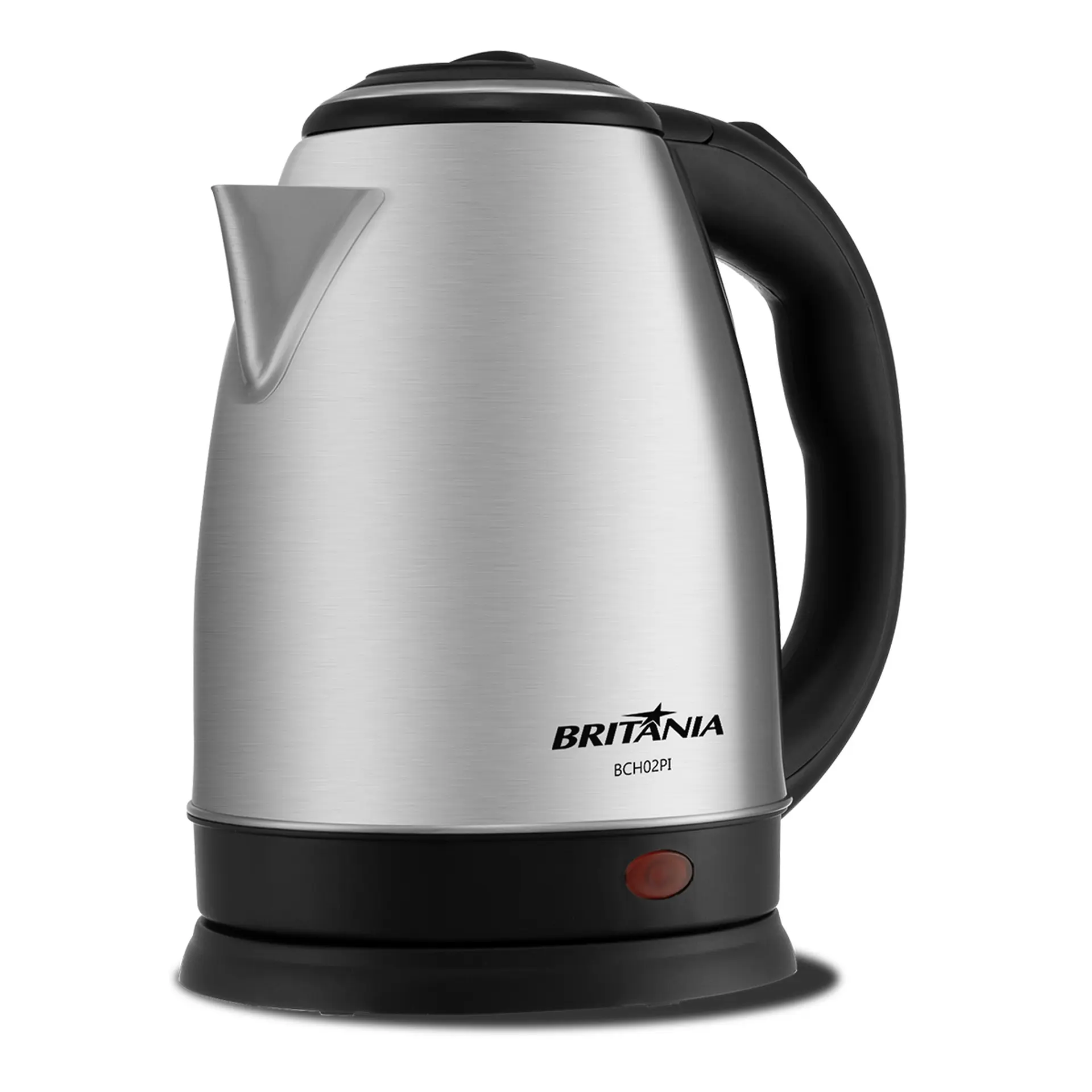 Chaleira Elétrica Britânia BCH02PI 1,8L 1250W - Inox/Preto - 220 Volts