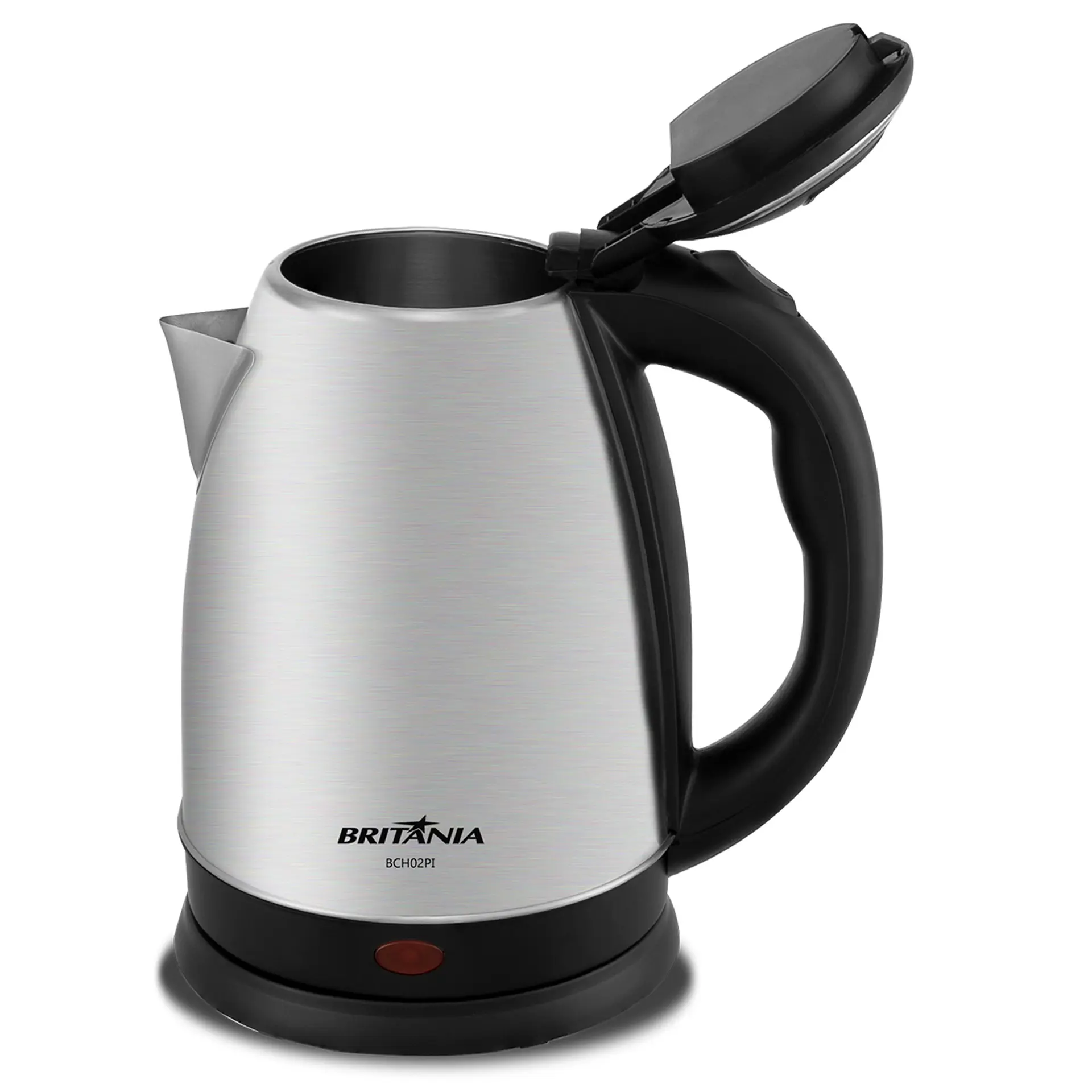 Chaleira Elétrica Britânia BCH02PI 1,8L 1250W - Inox/Preto - 220 Volts