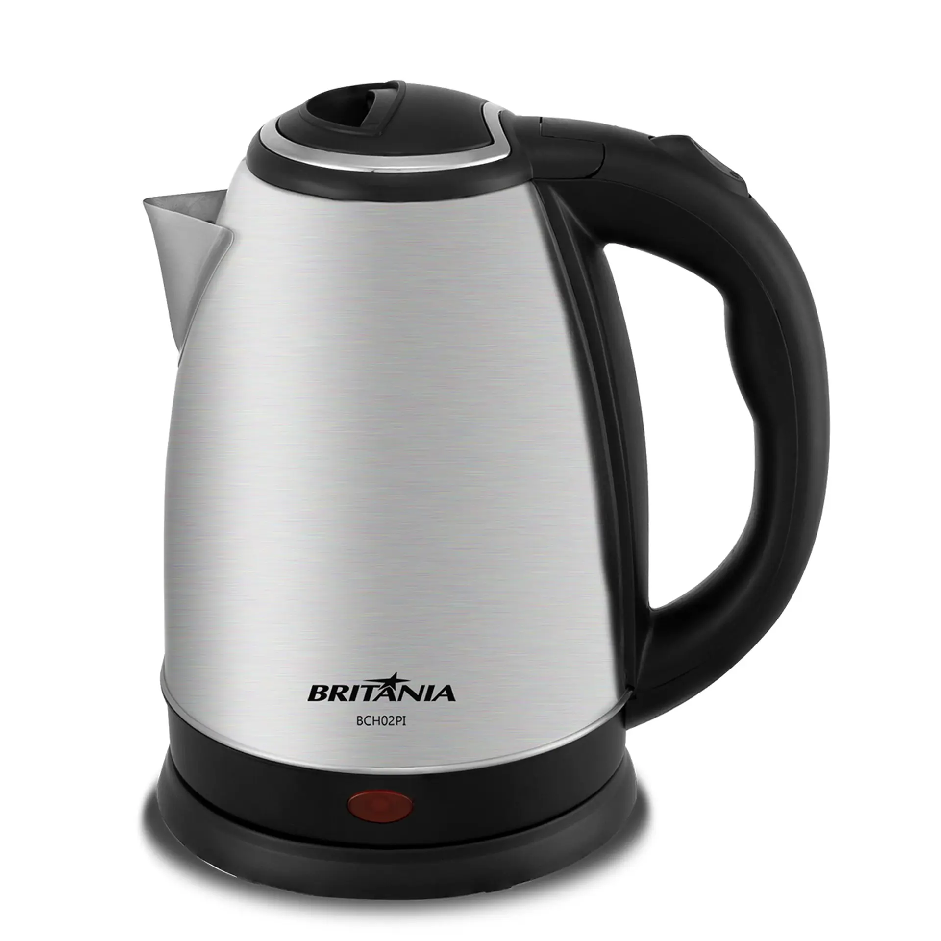 Chaleira Elétrica Britânia BCH02PI 1,8L 1250W - Inox/Preto - 220 Volts