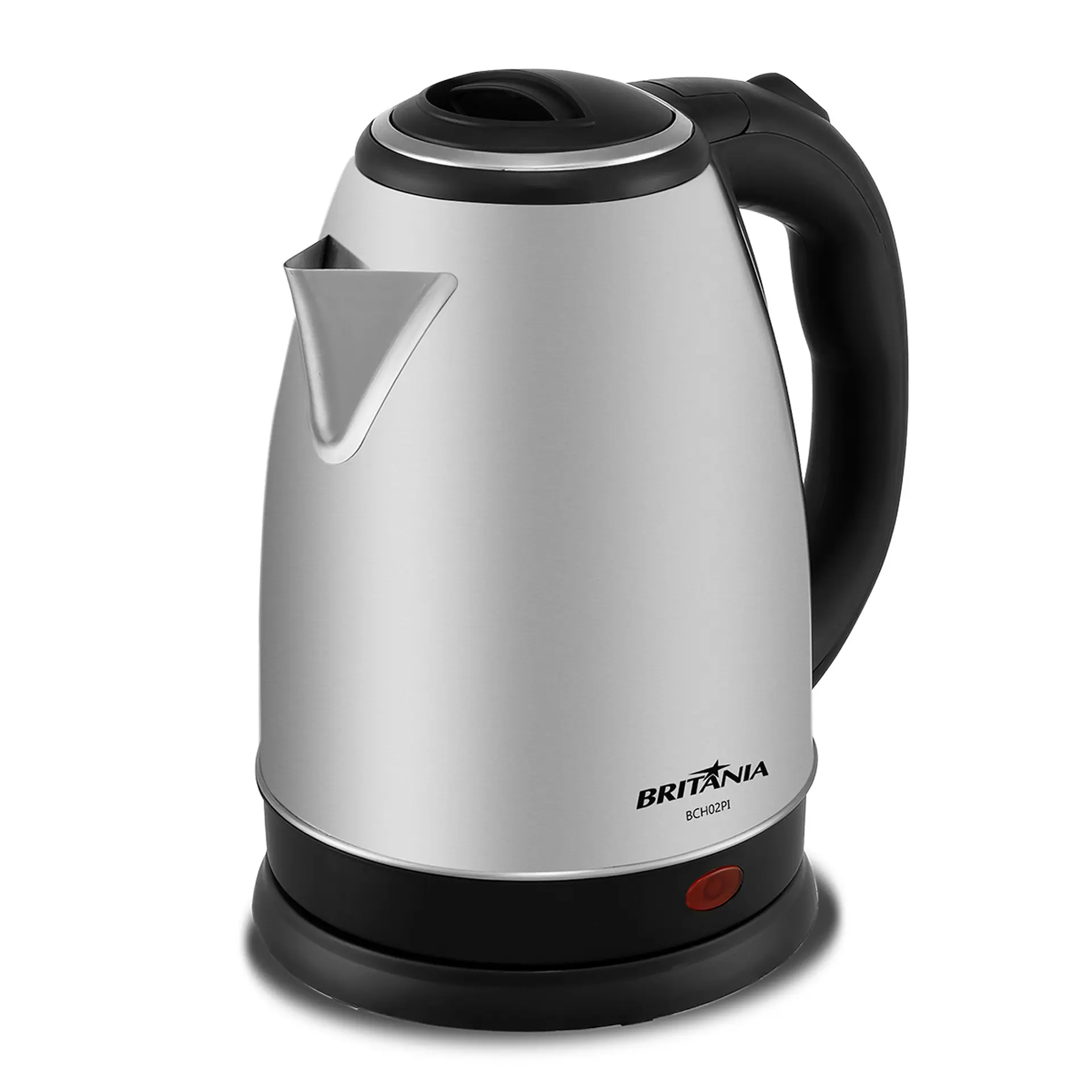 Chaleira Elétrica Britânia BCH02PI 1,8L 1250W - Inox/Preto - 220 Volts