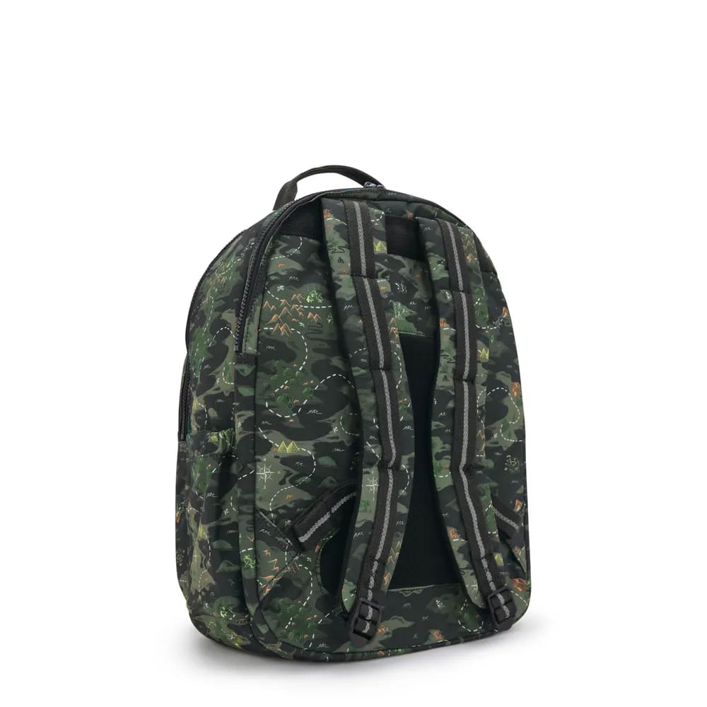 Mochila Kipling Seoul College Estampado Grande