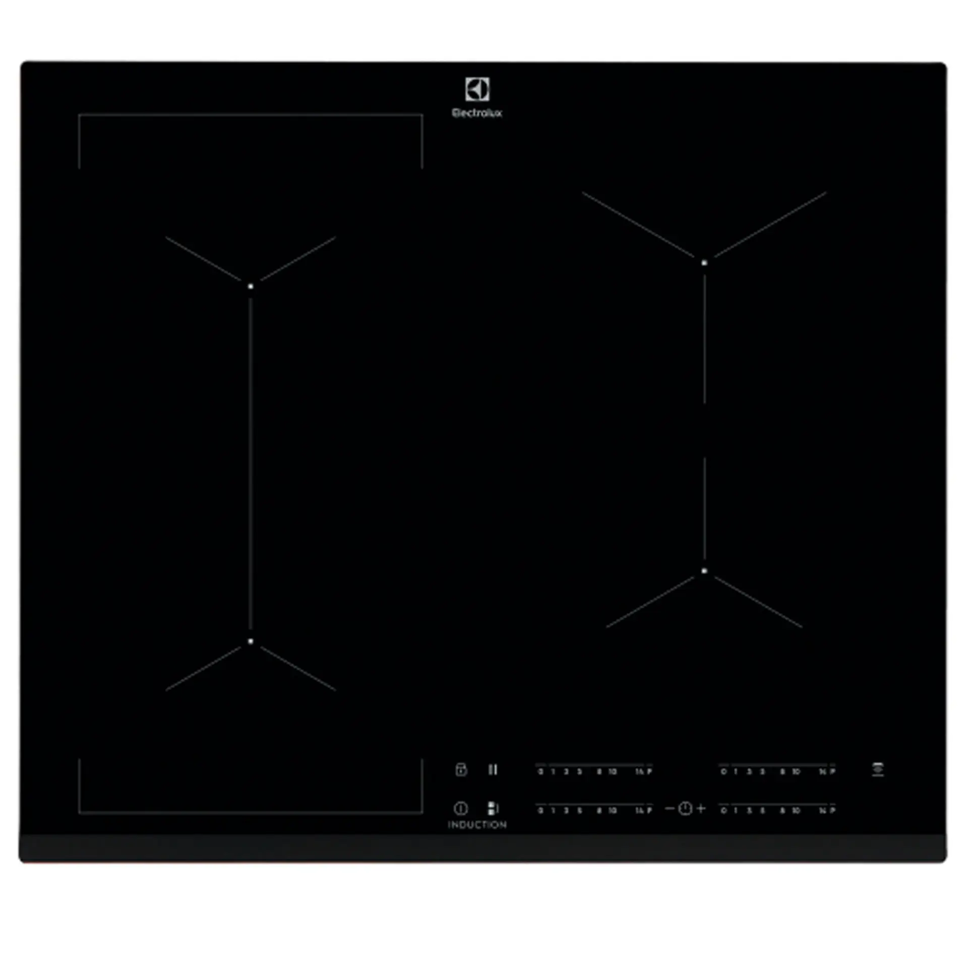 Cooktop Electrolux 4 Bocas por Indução Automático com Zona Unicook - Preto - 220 Volts