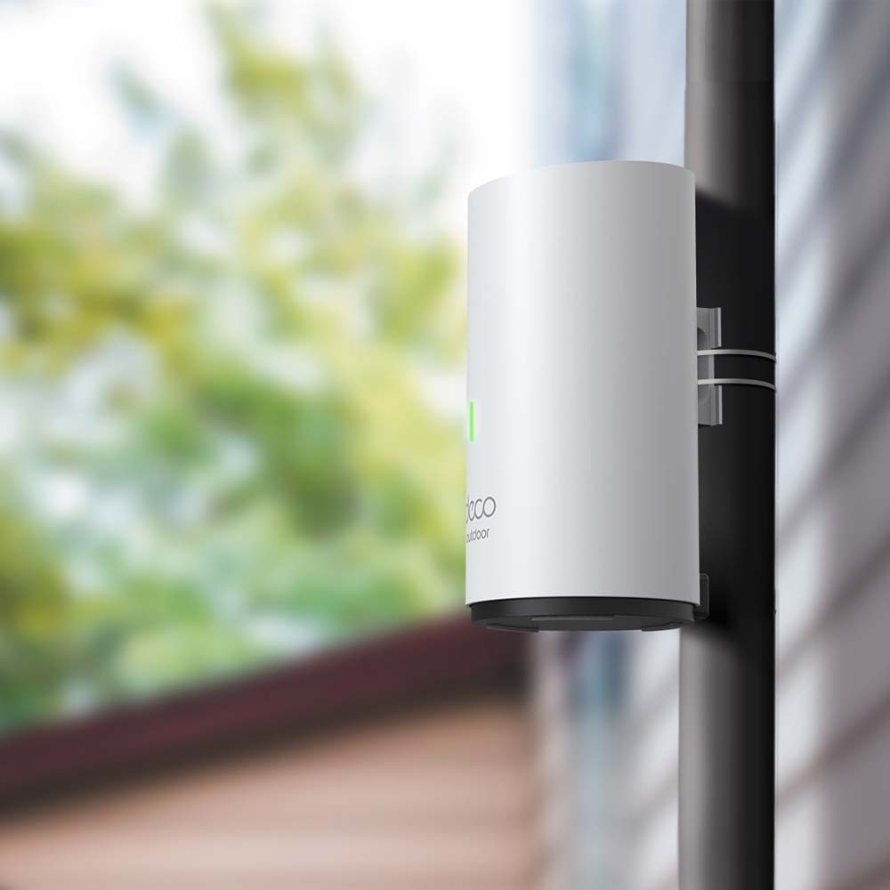 Access Point Wireless Tp-Link AX3000 Gigabit Dual Band Mesh PoE Wi-Fi 6 Alto Desempenho DECO X50 OUTDOOR