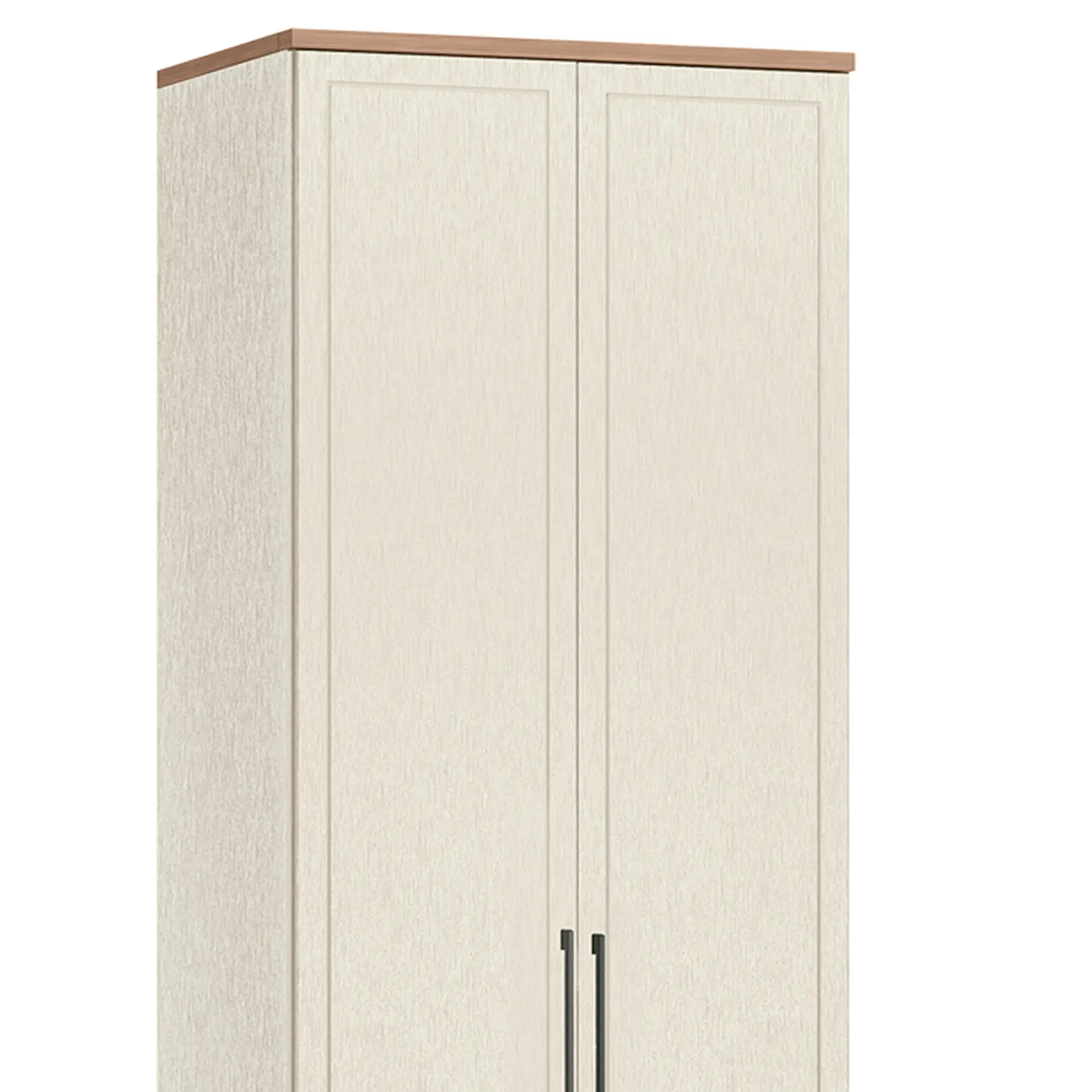 Modulo Doce Vida 80cm 2 Portas 3 Gavetas MDF Santos Andirá - Areia/Wood