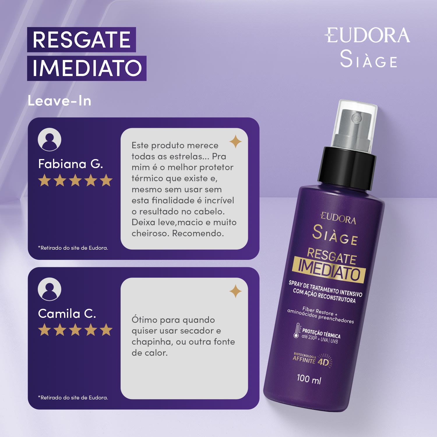 Leave-In Siàge Resgate Imediato 100ml