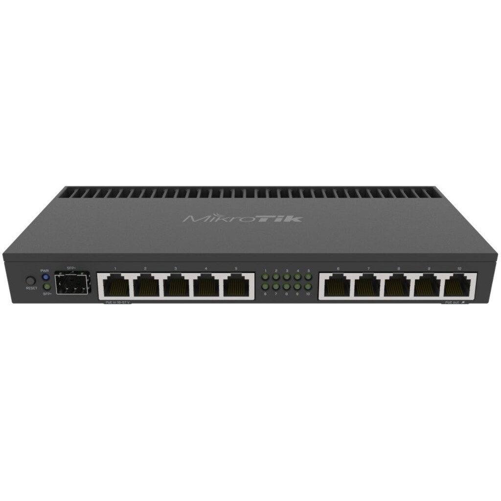 Roteador Mikrotik RB4011IGS+RM 10 Portas Gigabit 1 PoE 1 SFP
