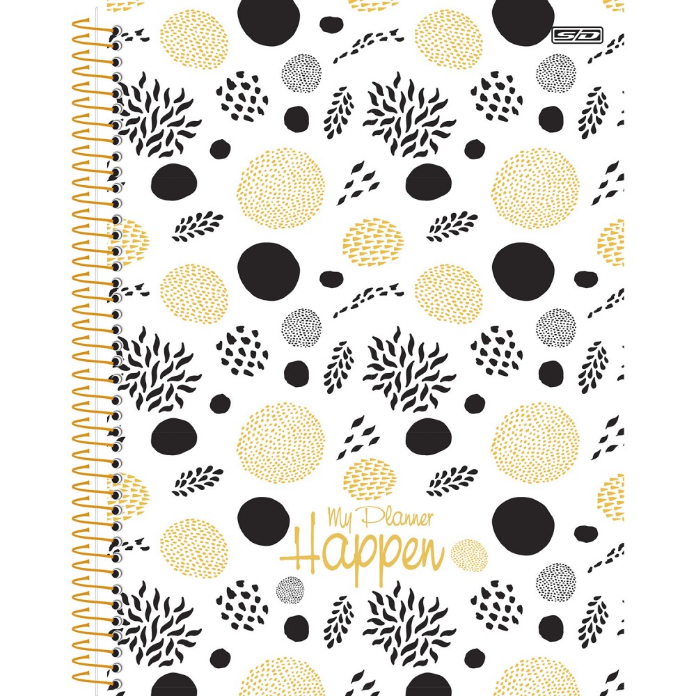 Planner São Domingos 92 Folhas Espiral Permanente Happen Sortido